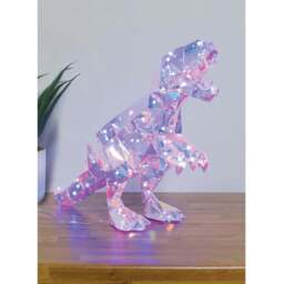 Crystal Effect Iridescent Dinosaur Light - Blue - Wilko - thumbnail 7