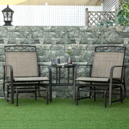 Outsunny 2 Seater Brown Companion Seat - Wilko - thumbnail 1