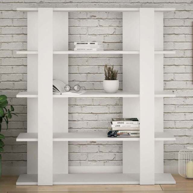 Decortie Tita White Medium Bookcase - Wilko - image 1