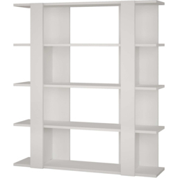 Decortie Tita White Medium Bookcase - Wilko - thumbnail 3