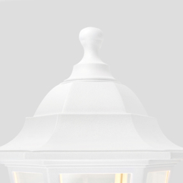 ValueLights Mayfair White Wall Lantern with PIR - Size: 35.5 x 17 x 21cm - Wilko - thumbnail 7