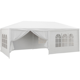 Outsunny 6 x 3m White Marquee Party Tent - Size: 3 x 6m - Wilko - thumbnail 3
