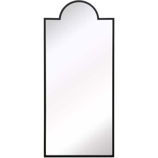 The Fenestra Black Leaner Wall Mirror 170 x 75cm - MirrorOutlet - Wilko - image 1
