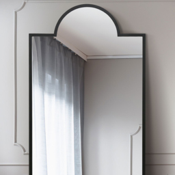 The Fenestra Black Leaner Wall Mirror 170 x 75cm - MirrorOutlet - Wilko - thumbnail 4
