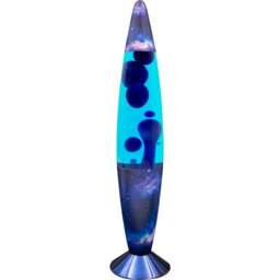 Global Gizmos Galaxy Lava Lamp 16 inch - Size: 41.5 x 9.8 x 9.8cm - Multi - Wilko