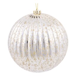Pack of 3 XL Shiny Baubles Champagne - Blushing Ballroom - Wilko - thumbnail 7