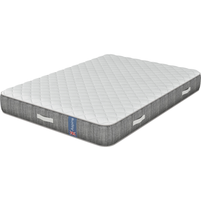 Aspire Single Natural Pocket Mattress - White - Wilko - image 1