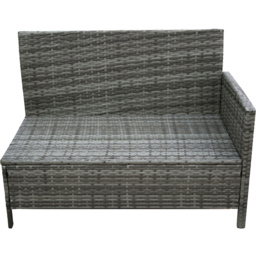 Thalia 8 Seater Rattan Corner Sofa Set - Grey - Home Garden Direct - Wilko - thumbnail 5