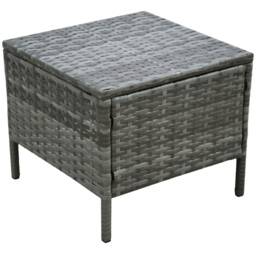 Thalia 8 Seater Rattan Corner Sofa Set - Grey - Home Garden Direct - Wilko - thumbnail 6