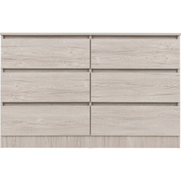 Seconique Malvern 6 Drawer Urban Snow Chest of Drawers - White - Wilko - thumbnail 4