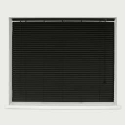 Caecus Aluminium Venetian Blind Black 60 x 150cm - Wilko - thumbnail 1