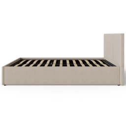 GFW King Size Natural Fabric Ottoman Bed - Cream - Wilko - thumbnail 6