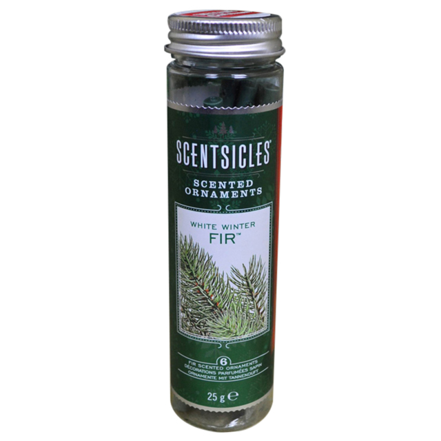 Samuel Alexander White Winter Fir Scentsicles Hanging Sticks 6 Pack - Green - Wilko - image 1