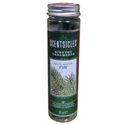 Samuel Alexander White Winter Fir Scentsicles Hanging Sticks 6 Pack - Green - Wilko