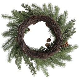 Traditional Pinecone Candle RingGreen - Wilko - thumbnail 3
