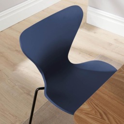 Home Source Rayna Penny 4 Seater Dining Set Blue - Wilko - thumbnail 4
