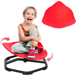 Tommy Toys Red Sensory Kids Spinning Chair - Size: 26 x 55 x 55cm - Wilko - thumbnail 4