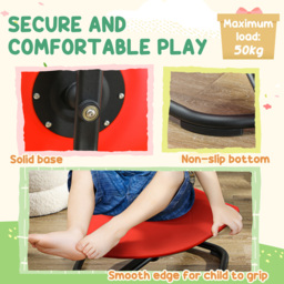 Tommy Toys Red Sensory Kids Spinning Chair - Size: 26 x 55 x 55cm - Wilko - thumbnail 6