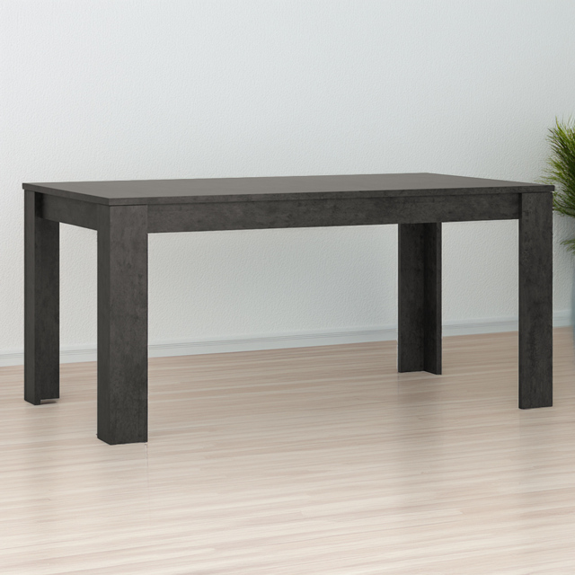 Florence Zingaro 4 Seater Extendable Dining Table - Black - Furniture To Go - Wilko - image 1
