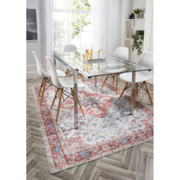 Origins My Washable Marrakesh Rug 160 x 230cm - Red - Origins Rugs - Wilko - thumbnail 3