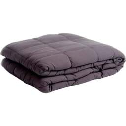 Allure Home Fashions 2.5 Tog Slumber Weighted Blanket 4kg 152 x 203cm - Size: 152 x 203 x 1cm - Charcoal - Wilko