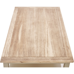 Palazzi Clay Natural Coffee Table - Size: 56 x 100 x  45cm - Cream - Wilko - thumbnail 6
