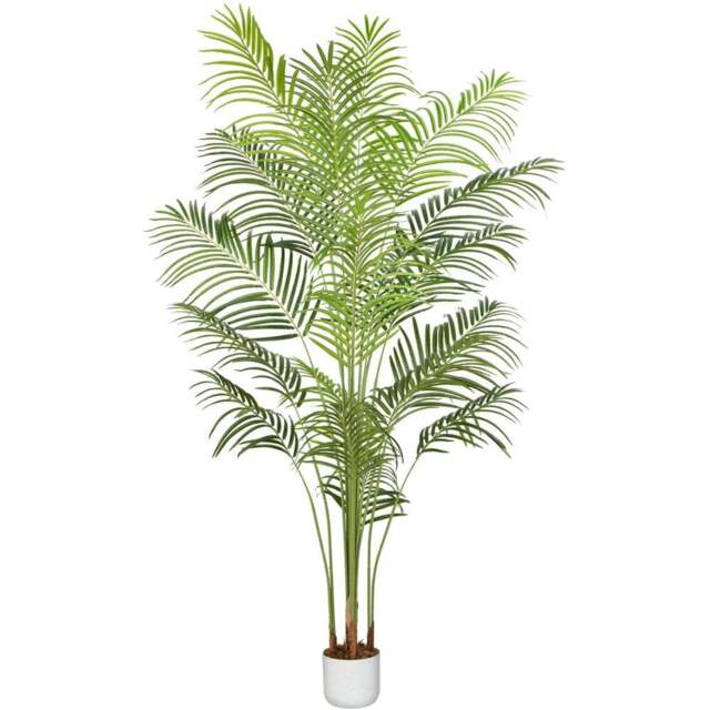 Palm Tree Indoor Artificial Plant 180cm - Size: 180 x 30 x 30cm - Green - MCC - Wilko - image 1