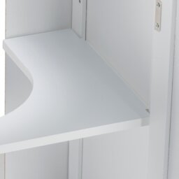 Kingston 2 Door White Sink Console - Size: 48 x 60 x 30cm - Wilko - thumbnail 3