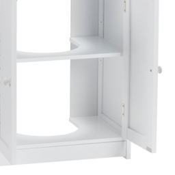 Kingston 2 Door White Sink Console - Size: 48 x 60 x 30cm - Wilko - thumbnail 6