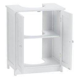 Kingston 2 Door White Sink Console - Size: 48 x 60 x 30cm - Wilko - thumbnail 4