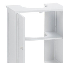 Kingston 2 Door White Sink Console - Size: 48 x 60 x 30cm - Wilko - thumbnail 5