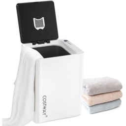 Costway White Home Towel Warmer 23L - Size: 32 x 28 x 44cm - Wilko - thumbnail 4