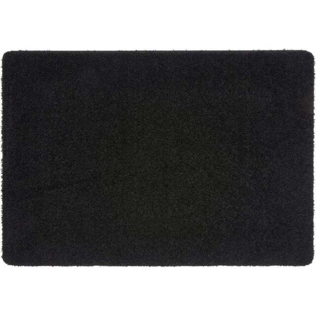 My Rug Black Rug 140 x 200cm - Size: 140 x 200 x 2cm - Wilko - image 1