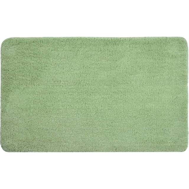 Allure Bath Fashions Sage Green Microfibre Luxury Non-Slip Bath Mat 50 x 80cm - Wilko - image 1