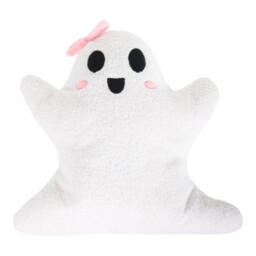 Assorted Ghost Shaped Cushion White - Wilko - thumbnail 1