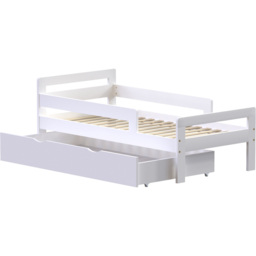 JUNIOR VIDA Taurus White Toddler Bed with Storage - Wilko - thumbnail 3