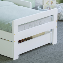 JUNIOR VIDA Taurus White Toddler Bed with Storage - Wilko - thumbnail 4