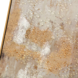 Set of 3 Bronzite Foiled Jewelled Art Beige - Wilko - thumbnail 4