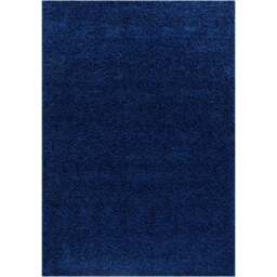 Desire Rugs Oxford Navy Plain Shaggy Rug 80 x 150cm - Wilko - thumbnail 1