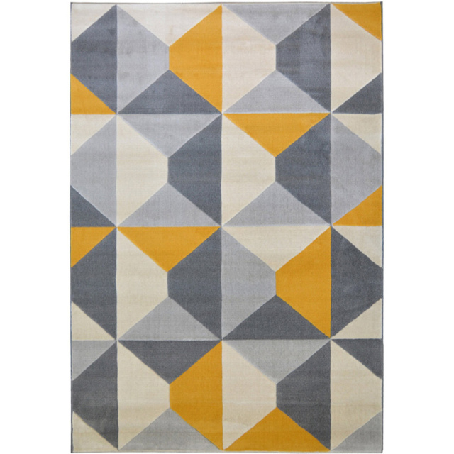 Homemaker Creation Venus Mustard Rug 120 x 170cm - Wilko - image 1