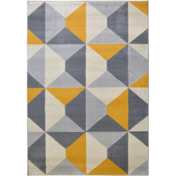 Homemaker Creation Venus Mustard Rug 120 x 170cm - Wilko