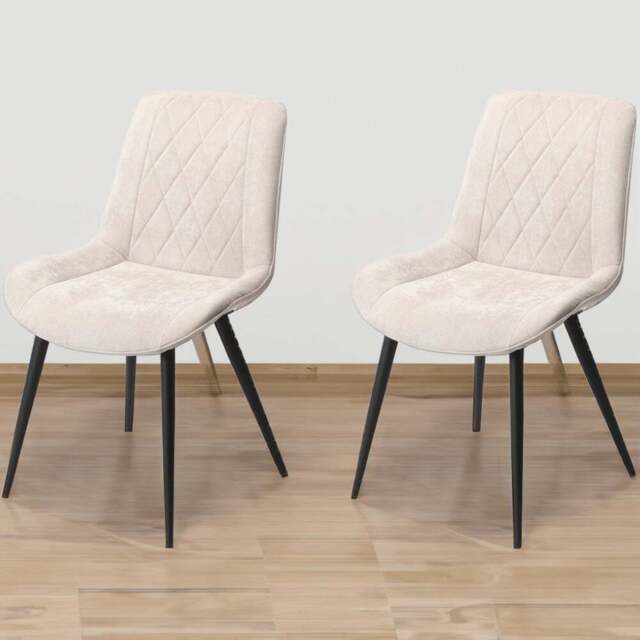 Core Products Aspen Set of 2 Natural Dining Chair - Wood - Wilko - image 1