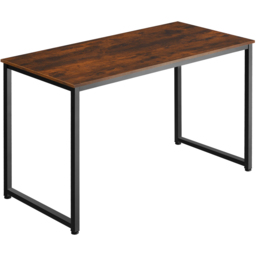 tectake Flint Dark Wood Office Desk - Size: 76.5 x 120 x 59cm - Brown - Wilko - thumbnail 3