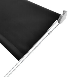 Plain Blackout Roller Blinds Black 180cm - Wilko - thumbnail 3