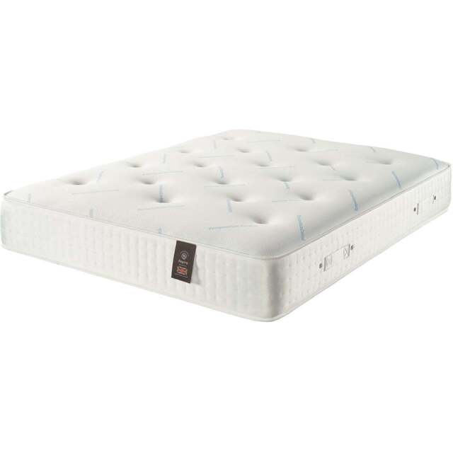 Aspire Small Single Climate Cool Pocket Mattress - White - Wilko - image 1