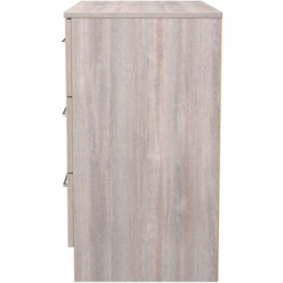 Crowndale Worcester 3 Drawer Grey Oak Chest of Drawers Ready Assembled - Wilko - thumbnail 5
