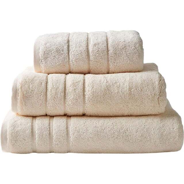 Allure Bath Fashions Cream Hotel Luxury Heavyweight Hand Towel - Size: 50 x 90cm - Wilko - image 1