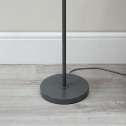 ValueLights Bibi Charcoal Grey 2 Way Adjustable LED Floor Lamp - Size: 152 x 36 x 22cm - Wilko - thumbnail 6