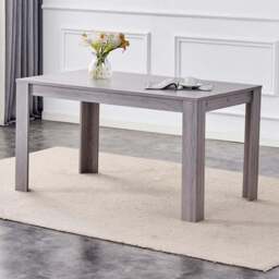 Kosy Koala 4 Seater Grey Wooden Dining Table - Wilko - thumbnail 1