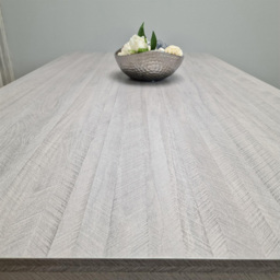 Kosy Koala 4 Seater Grey Wooden Dining Table - Wilko - thumbnail 3